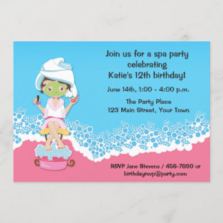 Wellness-Center-Party Einladung