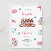 Wellness-Center PARTY EINLADUNG (Vorderseite)