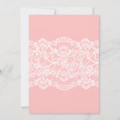 Wellness-Center Party Einladung. Geburtstagsparty Einladung (Rückseite)