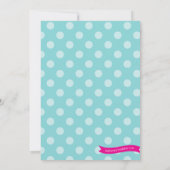 WELLNESS-CENTER PARTY EINLADUNG - KINDERGEBURTSTAG (Rückseite)