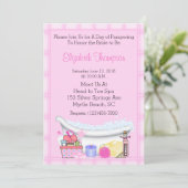 Wellness-Center-Party Einladungen (Stehend Vorderseite)