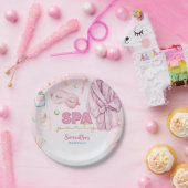 Wellness-Center Party Geburtstag, Ruhespover, Slum Pappteller (Party)