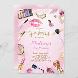 Wellness-Center Party Geburtstagseinladung Einladung