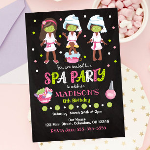 Wellness-Center Party Geburtstagseinladung Einladung