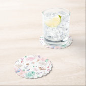 Wellness-Center Party Girl Birthday Untersetzer (Vor Ort)