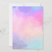 Wellness-Center Party Girl Glamour Makeup Geburtst Dankeskarte (Rückseite)