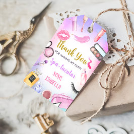 Wellness-Center Party Girl Glamour Makeup Geburtst Geschenkanhänger