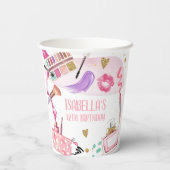 Wellness-Center Party Girl Glamour Makeup Geburtst Pappbecher (Rückseite)