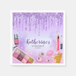 Wellness-Center Party Glam Girl Geburtstagsparty S Serviette