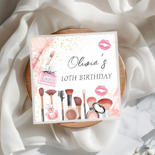 Wellness-Center Party Glam Girl Makeup Geburtstag Serviette