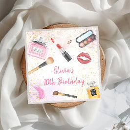 Wellness-Center Party Glam Girl Makeup Geburtstag Serviette
