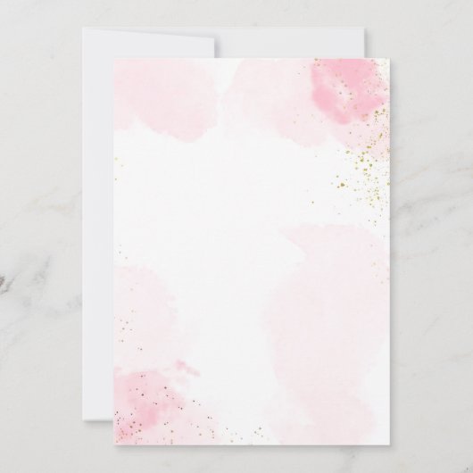 Wellness-Center Party Glamour Girl Makeup Geburtst Dankeskarte (Rückseite)