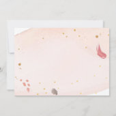 Wellness-Center Party Glitz Glam Glamour Girl Make Einladung (Rückseite)