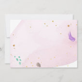 Wellness-Center Party Glitz Glam Glamour Girl Make Einladung (Rückseite)