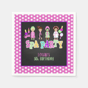 Wellness-Center Party Napkin - Menschen nach Maß Serviette