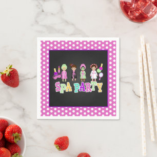 Wellness-Center Party Napkin - Menschen Serviette
