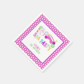 Wellness-Center Party Napkin - WH - Custom - Serviette (Ecke)