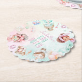 Wellness-Center Party Pamper Party Pasta Geburtsta Untersetzer (angewinkelt)