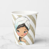 WELLNESS-CENTER PARTY PAPIER CUPS PAPPBECHER (Rückseite)