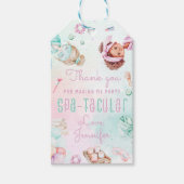 Wellness-Center Party Pastel Spatacular Geburtstag Geschenkanhänger (Vorderseite)