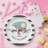 Wellness-Center Party Personalisiert Vintag Pappteller (Party)