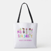 Wellness-Center Party Tote Beutel - Mädchen Tasche (Rückseite)