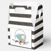 Wellness-Center Party Vintag Personalisiert Geschenkschachtel (Geöffnet)