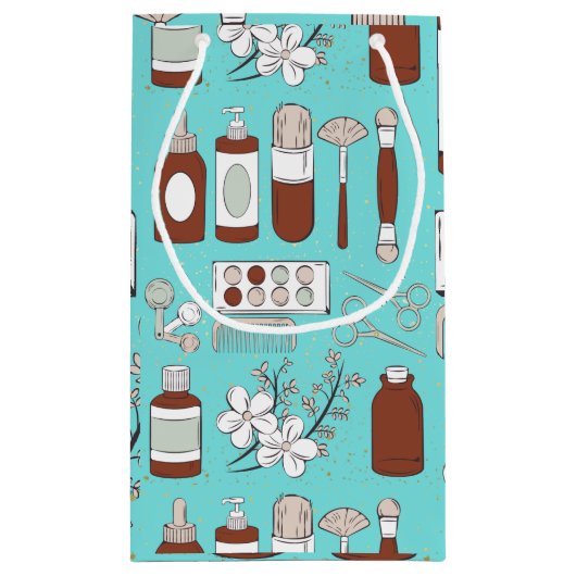 WELLNESS-CENTER PATTERN KLEINE GESCHENKTÜTE (Rückseite)