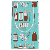 WELLNESS-CENTER PATTERN KLEINE GESCHENKTÜTE (Vorderseite)