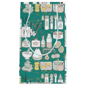 WELLNESS-CENTER PATTERN KLEINE GESCHENKTÜTE (Vorderseite)