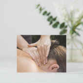 Wellness-Center Postkarte (Stehend Vorderseite)