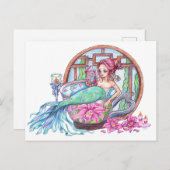 Wellness-Center Postkarte (Vorne/Hinten)