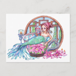 Wellness-Center Postkarte