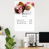 Wellness-Center-Preisliste Poster (Heimbüro)