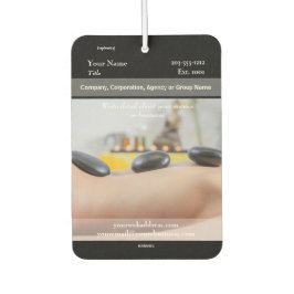 Wellness-Center Promotional Air Freshener - HAMbyW Autolufterfrischer