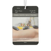 Wellness-Center Promotional Air Freshener - HAMbyW Autolufterfrischer (Rückseite)