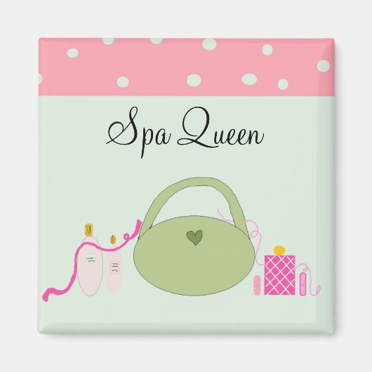 Wellness-Center Queen Magnet (Vorne)