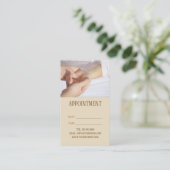 WELLNESS-CENTER Reflexologie Massage Akupressur Er Terminkarte (Stehend Vorderseite)