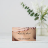 Wellness-Center Retreat | Massage (Terminkarte) Terminkarte (Stehend Vorderseite)