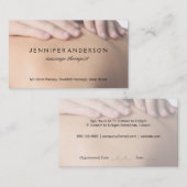 Wellness-Center Retreat | Massage (Terminkarte) Terminkarte (Vorne/Hinten)