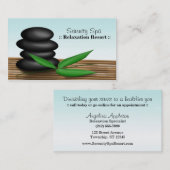 Wellness-Center Rocks - Wellness-Center & Relaxati Visitenkarte (Vorne/Hinten)