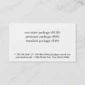 Wellness-Center | Ruhe Visitenkarte (Rückseite)