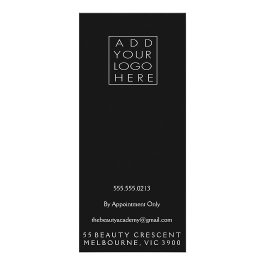 Wellness-Center Salon Beautician Menü Designer Pre (Hinten)