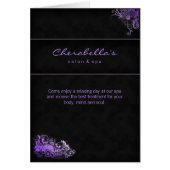 Wellness-Center-Salon-Broschüren-Gruß-Karten-Mit (Vorne)