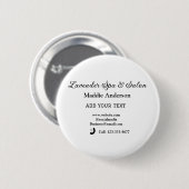 Wellness-Center-Salon Gäste Informationen Strand Button (Vorne & Hinten)