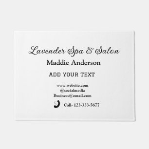 Wellness-Center-Salon Gäste Informationen Strand Fußmatte