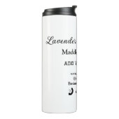 Wellness-Center-Salon Gäste Informationen Strand Thermosbecher (Nach links gedreht)