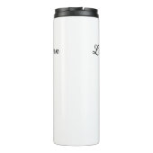 Wellness-Center-Salon Gäste Informationen Strand Thermosbecher (Rückseite)