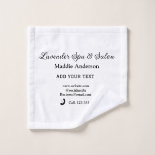 Wellness-Center-Salon Gäste Informationen Strand Waschlappen