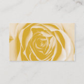 Wellness-Center - Salon-gelbe Visitenkarte (Rückseite)